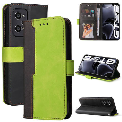 Realme GT2 2022 Luxury Flip Wallet Case for OPPO Realme GT Neo 2 Leather 360 Protect Cover Realme GT 2 Pro Neo 2T T 2 3 3T Funda