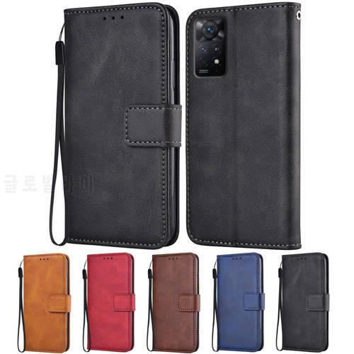 For On Xiaomi Redmi Note 11 Pro 4G Global Case Leather Stand Flip Wallet Case For Redmi Note 11 Pro 4G Global Fitted Case