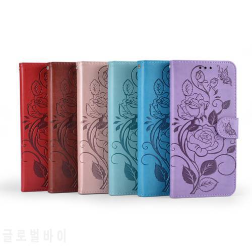 Fashion 3D Flower Flip Leather Wallet Phone Case For Oppo A15 A15s A75 A75s A54 A54s A72 A74 F19 F21 Pro 4G 5G cover