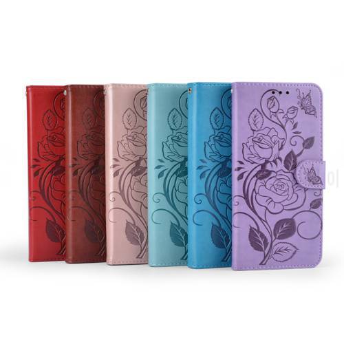 Fashion 3D Flower Flip Leather Wallet Phone Case For Vivo 1713 1714 1716 1718 1719 1723 1724 1726 1727 phone cover