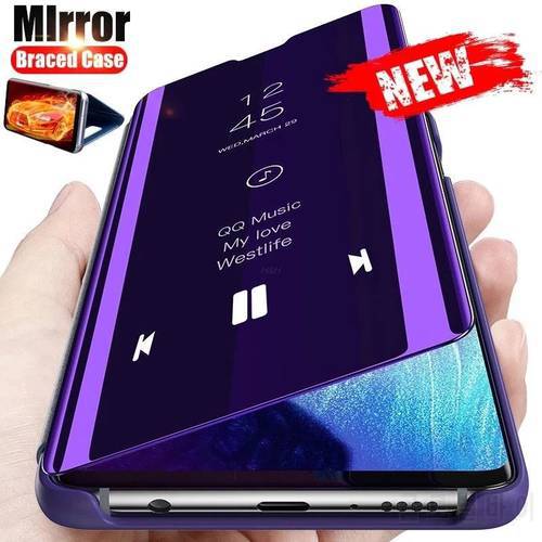 a52 5g case smart mirror magnetic flip covers case for samsung galaxy a52 a 52 5g 2021 sm-a526b/ds 6.5&39&39 stand book coque fundas