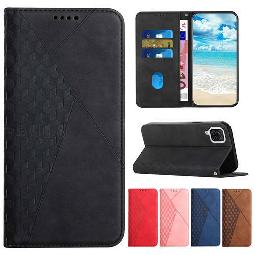 Magnetic Leather Case For Samsung Galaxy S23 S22 Ultra S21 Plus S20 FE A12 A22 A32 A52S A54 A03S A03 Core Card Slot Book Cover