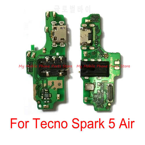 USB Charging Dock Port Connector Board Flex Cable For Tecno Spark 5 Air 5air Spark5 Air USB Charge Charger Port Dock Flex Cable