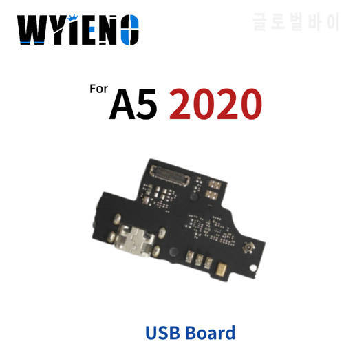 Wyieno For ZTE Blade A5 2020 USB Dock Charging Port Charger Plug Flex Cable With Microphone MIC Board
