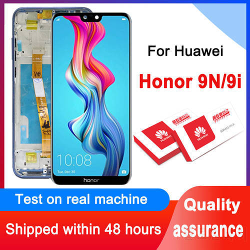 100% Tested 5.84&39&39 Display Replacement For Huawei Honor 9N LCD Touch Screen Digitizer Assembly For Honor 9i LLD-AL30 LLD-AL20