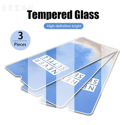 3PCS screen protector for oneplus 10 9 pro 7 8T tempered glass for Oneplus 10r 9R 9RT 6 6T 7T 8T 5 5T 3T Nord N100 N10 5G glass