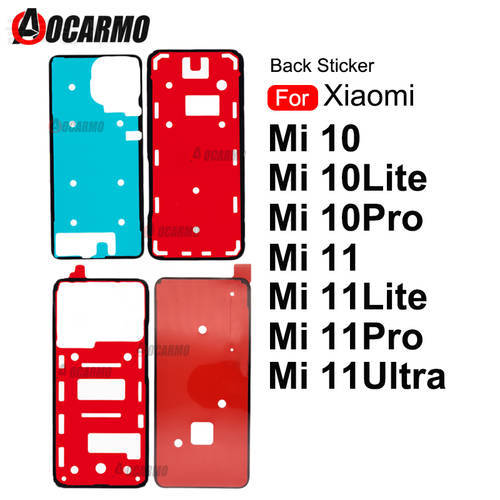 Aocarmo Back Adhesive For Xiaomi 10 11 Pro 11Ultra Rear Cover Sticker Glue For Mi 10 11Lite Replacement Part