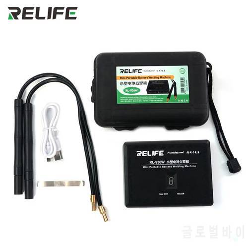 Relife RL-936W Battery Spot Welding Machine Portable for iPhone Battery Chip Replacement Soldering Repair 6 Levels Adjustable