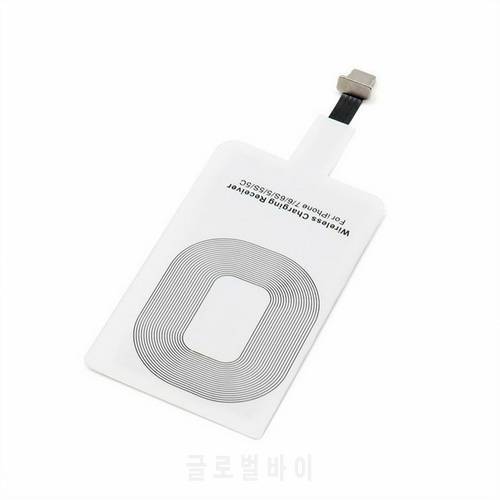 Qi Wireless Charger Receiver Universal Charging Adapter Support LED Micro USB Type C For iPhone 5 6 7 Android Induction Receiver