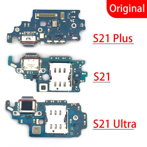 100% Original New USB Charging Port Connector Dock Board Flex Cable For Samsung S21 / S21 Plus / S21 Ultra Charging Port Connect