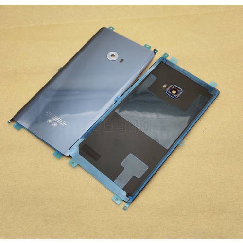 Silver / Black For Xiaomi Mi Note 2 Battery Cover Rear Glass Housing Door Cover Replacement Spare Parts Back Cover