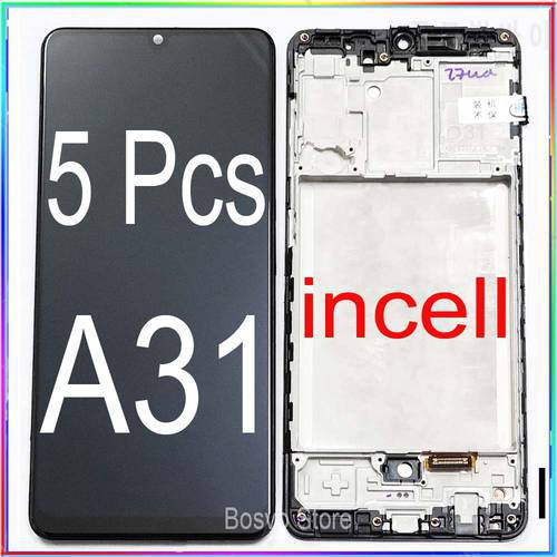 Wholesale 5 Pieces/Lot for Samsung A31 Lcd screen display with touch with frame assembly A315F A315F/DS