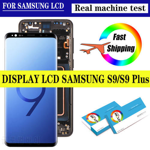Original Super Amoled Display for SAMSUNG Galaxy S9 G960 G960F S9 Plus G965 G965F LCD Touch Screen Digitizer Assembly