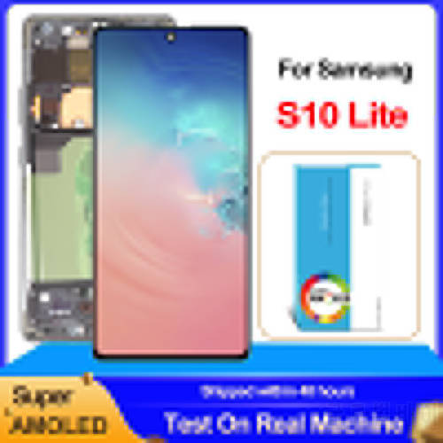 Original 6.7&39&39 Super AMOLED Display For Samsung Galaxy S10 Lite LCD SM-G770F SM-G770F/DS Display Touch Screen Digitizer Assembly