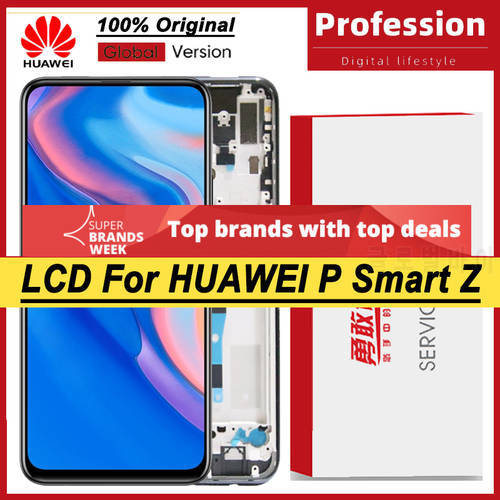 100% Tested 6.59&39&39 IPS LCD Screen For Huawei Y9 Prime 2019 / P Smart Z LCD Display Touch Screen Digitizer Assembly Repair Parts