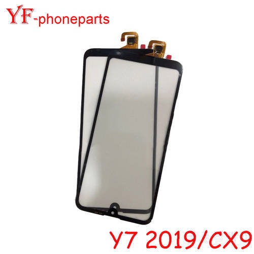 Good Quality Touch Screen For Huawei Y7 2019 CX9 Front Glass Touch Screen Sensor LCD Display Digitizer Glass Cover Repair Parts
