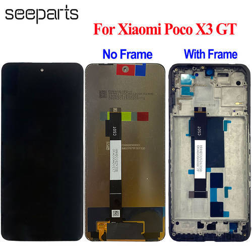 Tested Well Display For Xiaomi POCO X3 GT LCD Display Touch Screen Digitizer POCO X3 GT 21061110AG LCD Replacement Scree