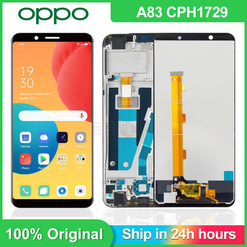 100% Original 5.7&39&39 For Oppo A83 LCD Display Touch Screen Digitizer Assembly Replacement For Oppo A83 CPH1726 LCD Screen
