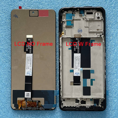 Original For Xiaomi Poco X3 GT 21061110AG LCD X3 GT Frame Display Screen Touch Panel Digitizer For Poco M3 Pro 4G M2103K19PG LCD