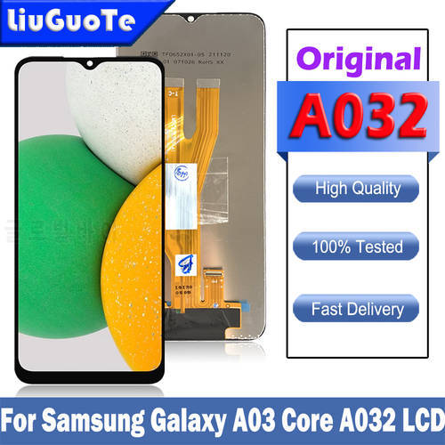 Original 6.5&39&39 A032 LCD For Samsung Galaxy A03 Core A032M A032F LCD Display Touch Screen Digitizer Assembly Replacement parts