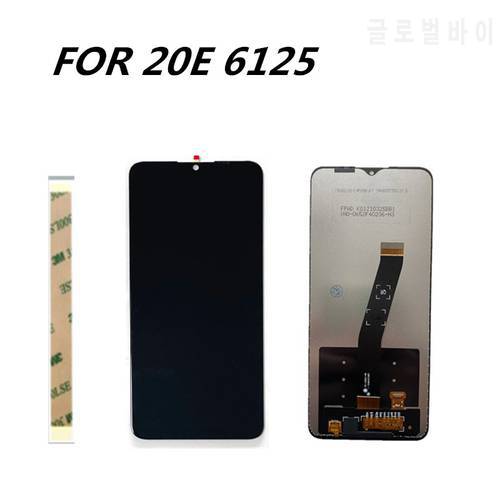 6.52inch For TCL 20E 6125 Assembly LCD Display Touch Screen Panel Replacement for 6125F 6125D 6125A Cell Phone