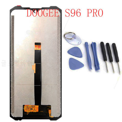 Doogee S96 Pro LCD Display Replacement LCD Screen and Digitizer Full Assembly for S96 Pro Cell Phone Repair Part
