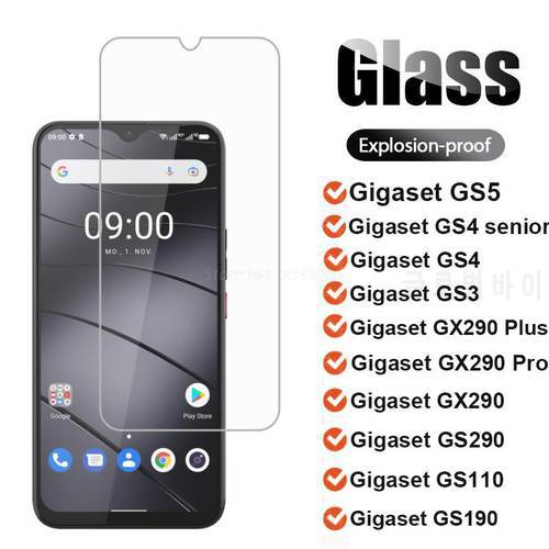 2-1PC Protective Glass on Gigaset GS4 senior GS3 GS110 GS190 GS290 GX290 Plus Pro Tempered Glass on Gigaset GS5 Screen Protector