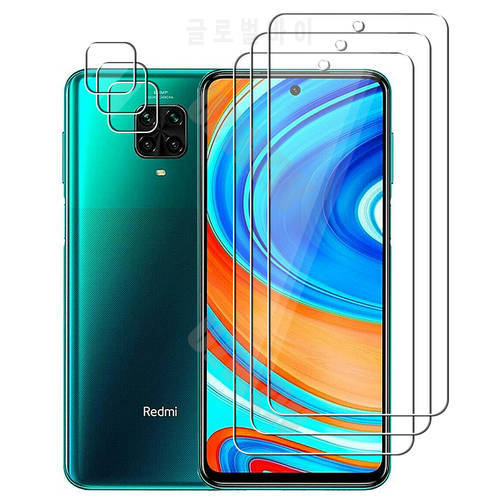 For Xiaomi Redmi Note 9 Pro / 9 / Redmi Note 9s Camera Lens Film and Phone Protective Tempered Glass Screen Protector
