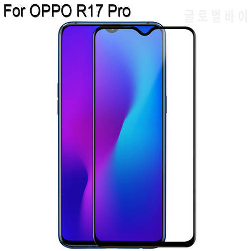 2PCS Full Curved Screen Protector For OPPO R17 Pro Full Cover Tempered Glass For OPPO R 17 Pro Protective Flim oppor17pro