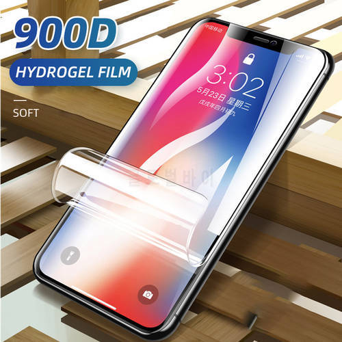 900D Hydrogel Film For iPhone 13 12 mini 7 8 6 6s Plus 5 5S SE iPhone X XS XR 11 Pro Max 13 mini Soft Protective Film Not Glass