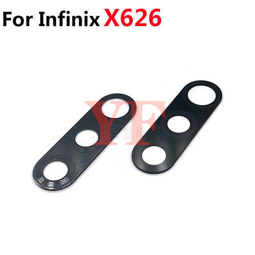 10PCS For Infinix S4 X626 X622 X623 X624 X625 X624B X626 X652 X653 Back Rear camera Glass lens with sticker adhesive