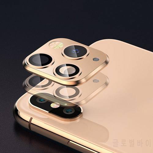Phone Rear Camera Lens Protector Ring Cover Seconds Change for iPhone 11 Pro Max