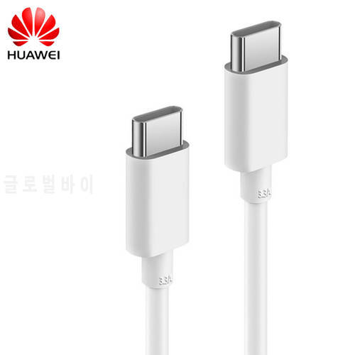 Original For Huawei 180cm PD Fast Charging Cable 3.3A USB-C to Type C Data Cord For Mate 40 P40 Matebook E X Pro 13 Ipad Pro 11