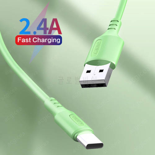 Type C USB Cable Data cord 3A Fast Charging wire for huawei xiaomi mi 9 Mobile Phone Wire Rubber usb c type Cables accessories