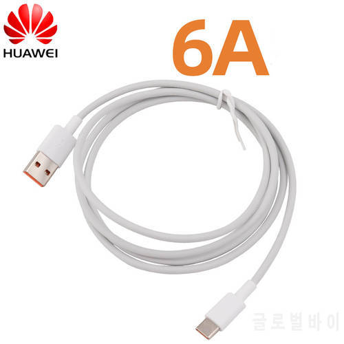6A USB Type C Cable For Huawei Mate40 Pro/P50 Pro P30 P20 Fast Charging Data Cable 66W USB Cord For Xiaomi POCO X3 0.3/1/1.5/2M