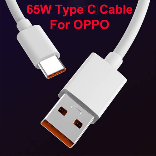 1M/1.5M/2M Super VOOC Type C Cable Fast Charging Usb C Data Cord For OPPO Reno 6 5 R17 Find X3 X2 Pro Realme GT X50 X3 X5 Pro V5