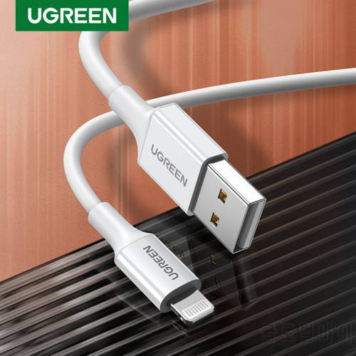 UGREEN MFi USB to Lightning Cable for iPhone 14 13 12 11 Pro Max 2.4A Fast Charging Cable Phone Charger for iPad Mini Data Cable