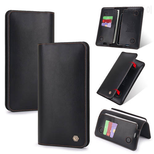 Universal Card PU Leather Phone Case wallet card holder Bag For iPhone 13 Pro Max flip phone bag Cover For OPPO Samsung