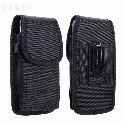 Universal Phone Pouch For Samsung Galaxy Note 9 Case Belt Clip Holster Oxford Cloth Bag Flip Cover For Samsung Galaxy S10 Plus