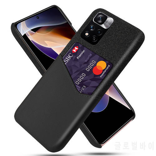 Business Case For Xiaomi Redmi Note 11 Pro K30 K40 Card Slots Cover For Xiomi Mi 11X 11T Poco F3 M3 Pro 5G X3 GT Pro NFC Funda