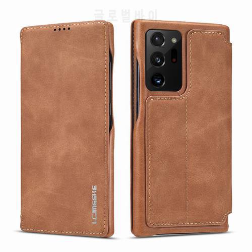 For Samsung Galaxy Note 20 Case Flip Wallet Magnetic Luxury Cover For Samsung Note 20 Ultra 5G Case Book Leather Card Holder