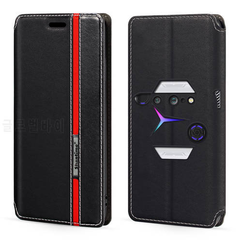 For Lenovo Legion 2 Pro Case Fashion Multicolor Magnetic Closure Leather Case Cover with Card Holder For Legion Phone Duel 2