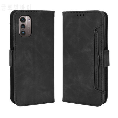 For Nokia G21 G11 Case Cover Premium Leather Wallet Leather Flip Multi-card slot Cover For Nokia G21 G11 G 21 G 11 Phone Case