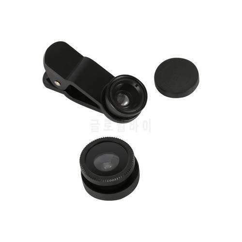 2020 3-in-1 wide angle macro fisheye lens cell camera fisheye lenses with 0.67x clip for iphone samsung all cell phones