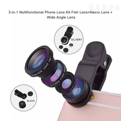 Fish Eye Lens Wide Angle Macro Fisheye 0.67x Wide Angle Zoom Lens For iPhone 12 13 Pro Max Samsung All Phones Camera Lens Kit