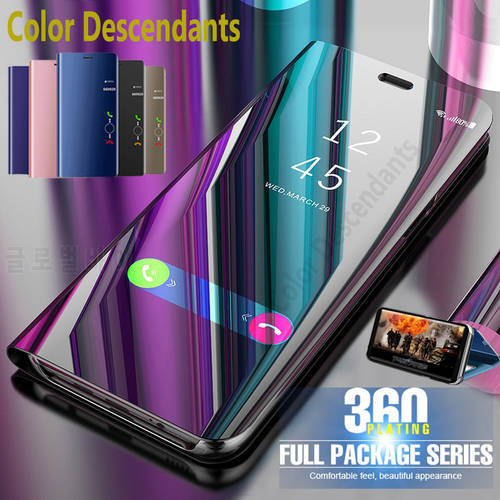 Smart Mirror Magnetic Flip Case For Xiaomi Poco M4 Pro 5G Mi PocoPhone M4Pro PocoM4 M 4 Pro 4pro Nfc Stand Book Cover Coque