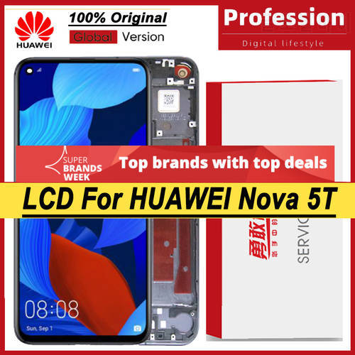 100% Tested 6.26&39&39 IPS Display For Huawei Nova 5T LCD Display YAL-L21 YAL-L61 YAL-L71 Models Touch Screen Digitizer Repair Parts