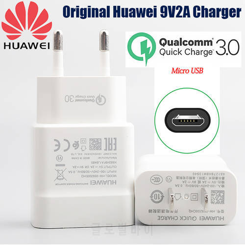 Huawei 9V2A EU/US charger QC 3.0 Quick Fast Charge Adapter USB Type-c For nova3 3i 4 honor 9 8x p7 p8 p9 p10 p20 lite mate 7 8 9