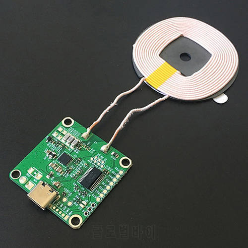 20W High Power 5V 13.5V Fast Charging Wireless Charger Transmitter Module Type-c USB + Coil Qi Universal For Phone Battery