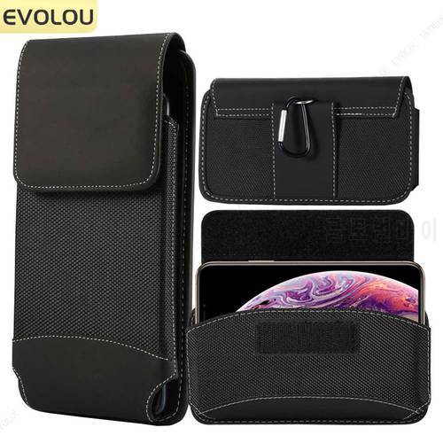 Oxford Cloth Holster Leather Case pouch for POCO M3 Pro X3 GT F3 F2 X2 F1 Xiaomi Mi 11 Lite 10 Pro 9T 9 SE A2 A3 Waist Phone Bag